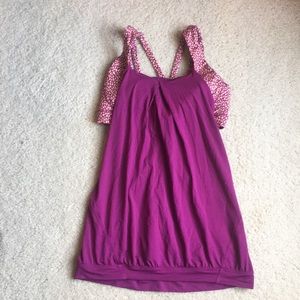 Lululemon tank top with built in sports bra